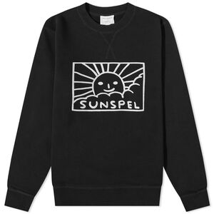 Sunspel x David Shrigley Black Embroidered Sweatshirt Mens Medium Rare Collab